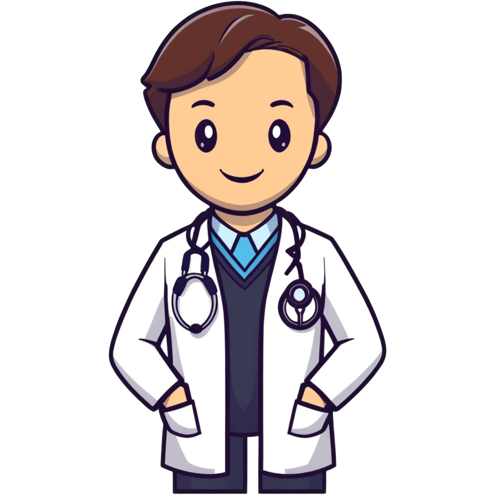 friendly doctor emoji