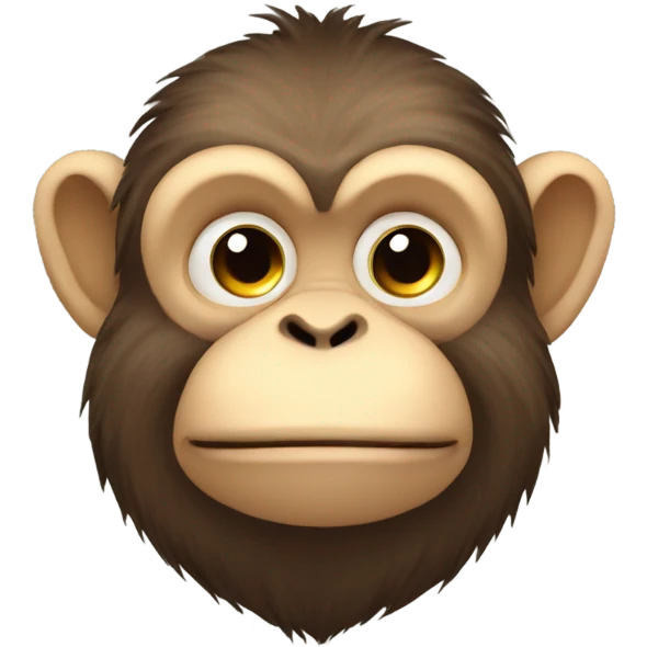 Fat monkey emoji