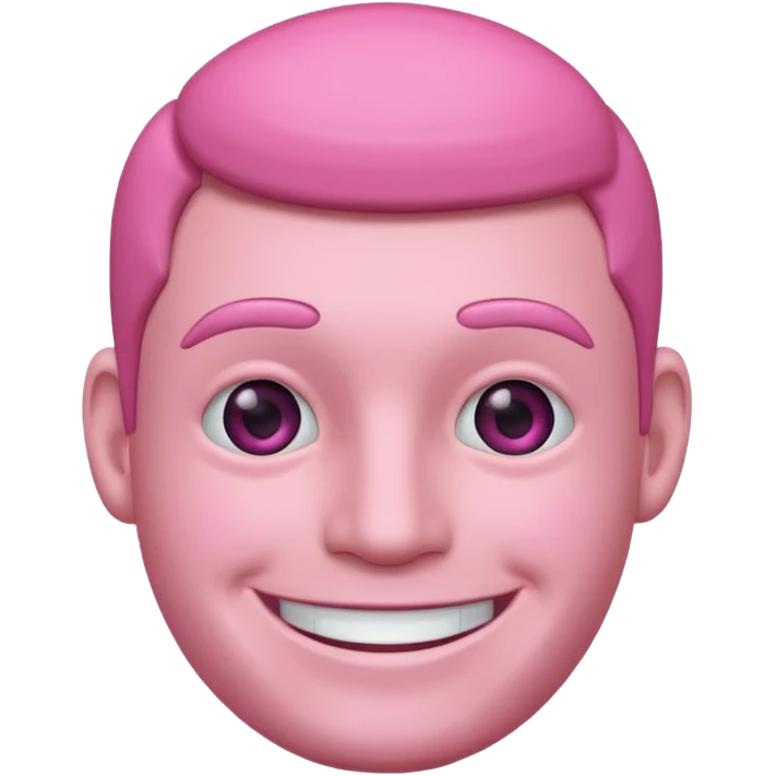 Pink man emoji