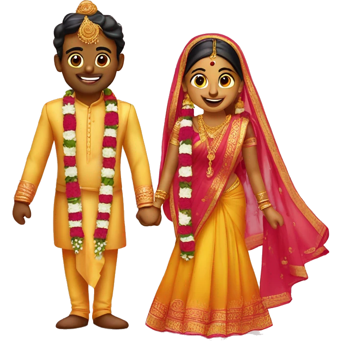 south Indian wedding  emoji