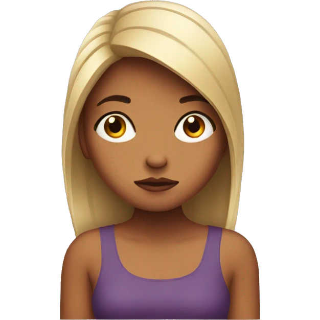 girl bored  emoji