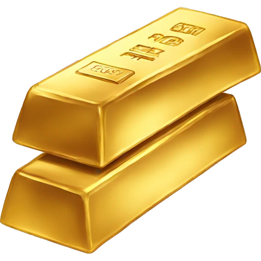 Gold bar emoji
