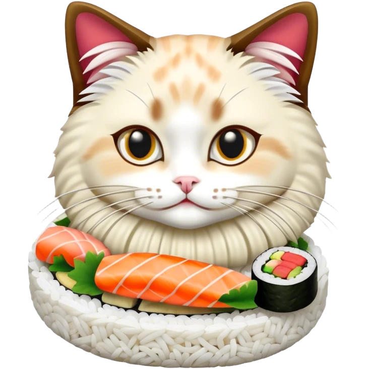 ragdoll sushi emoji
