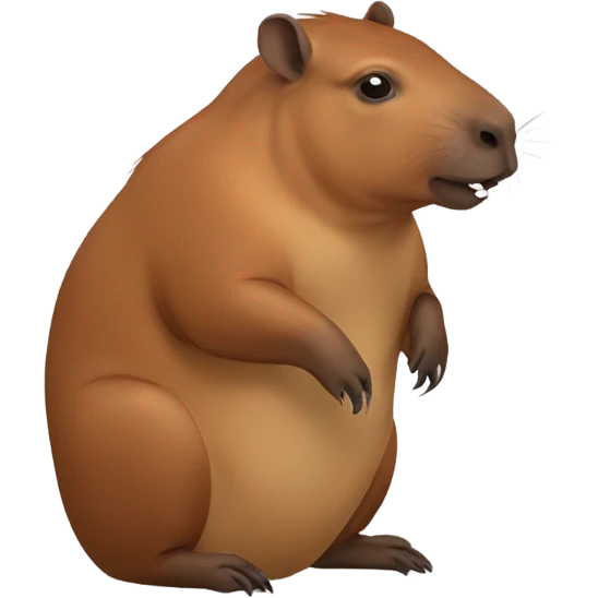  CAPIBARA CON PIZARRA emoji