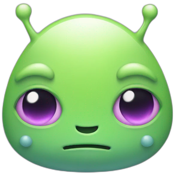 kawaii alien emoji