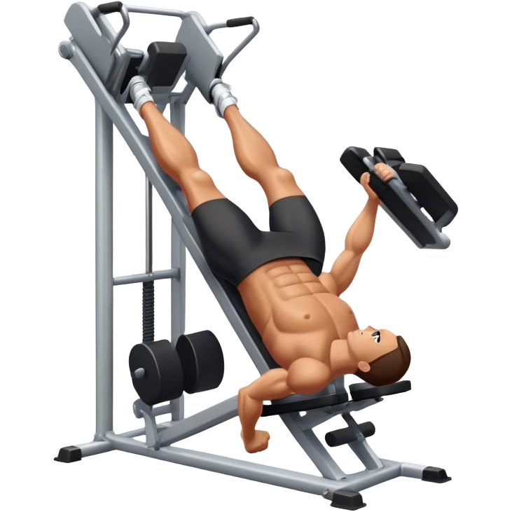 guy how to use a leg press machine emoji