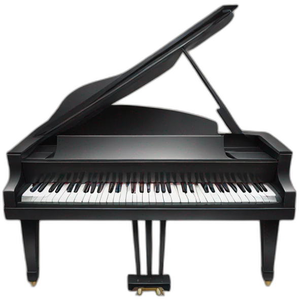 a piano emoji