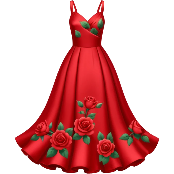 red rose dress no body emoji