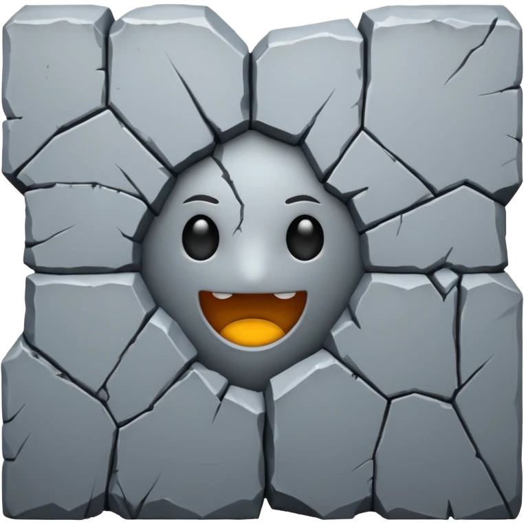 Crack on a wall  emoji