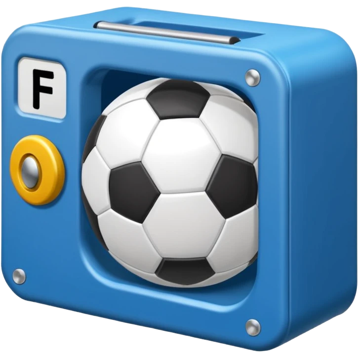 Haz un poste de una porteria de futbol emoji