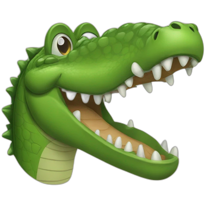 alligator drawning emoji