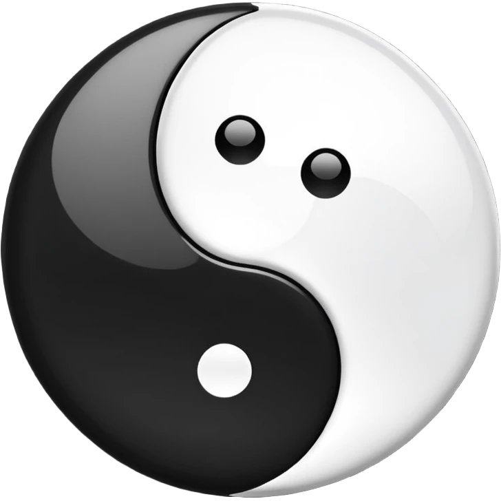 Yin yang emoji emoji