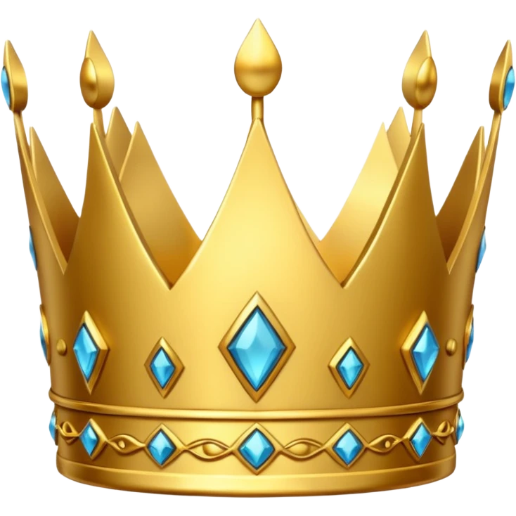 3d crown emoji