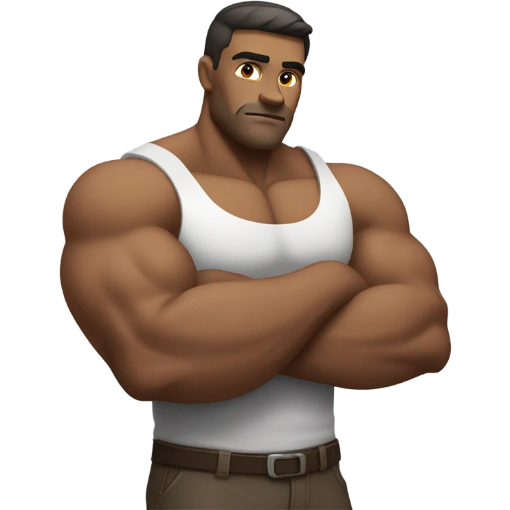 a strong man emoji