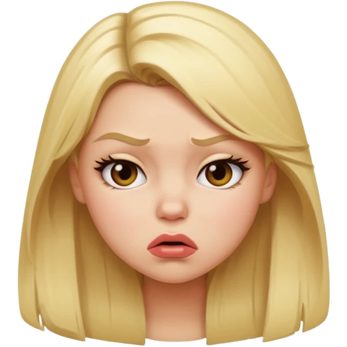 Bratty girl emoji