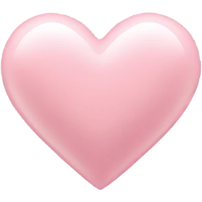 light baby pink color + heart  emoji