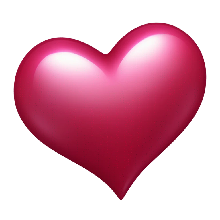 deep crimson heart emoji