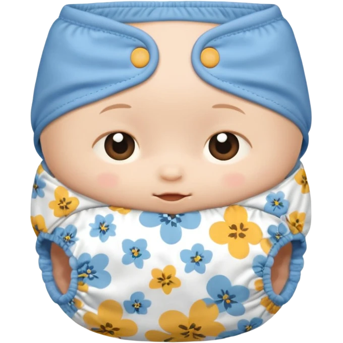 traditional cloth with diaper emoji