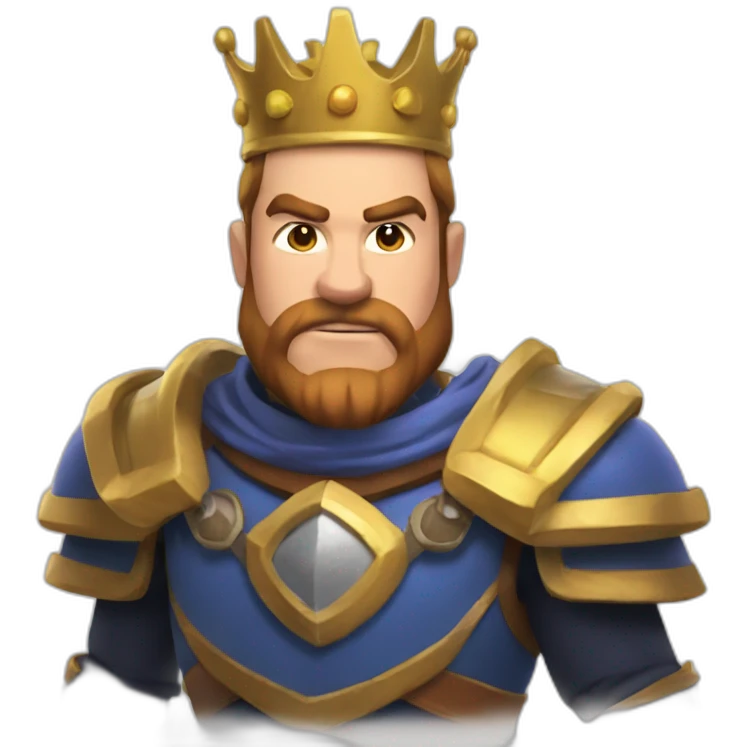 Le roi de clash royal emoji