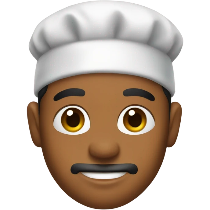 brown sushi master with bandana emoji