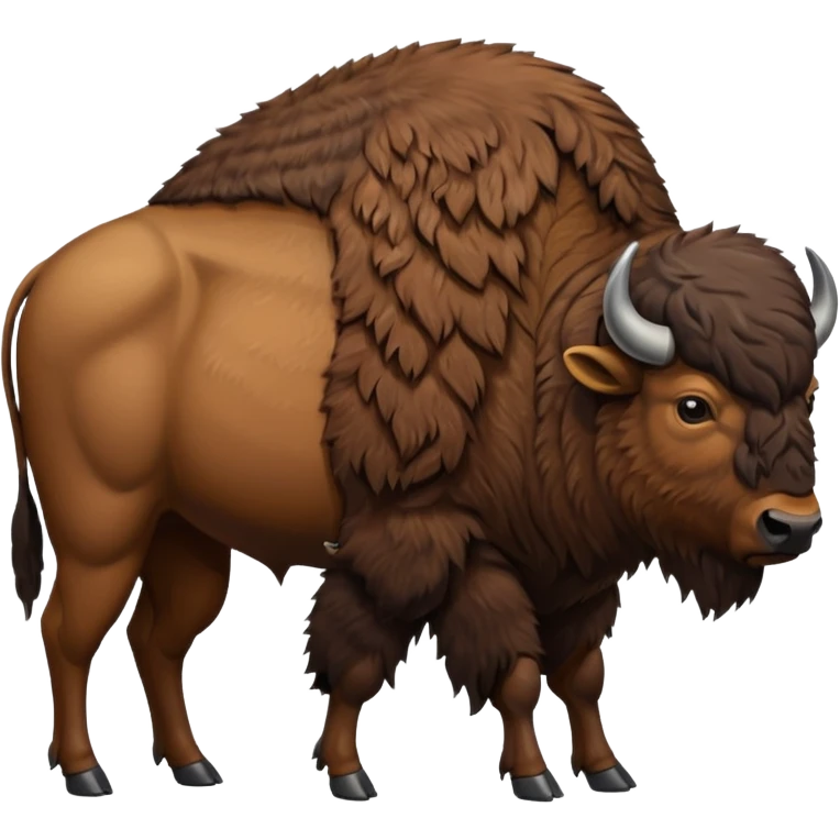 Bison back structure emoji