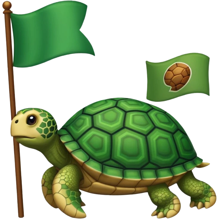 Turtle Flag emoji