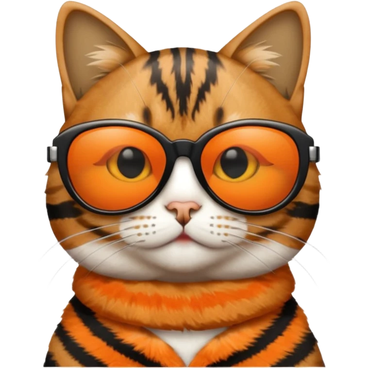 Cat wearing sunglasses emoji