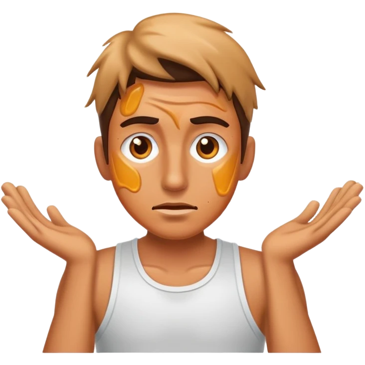 sweating straining tense artist  emoji