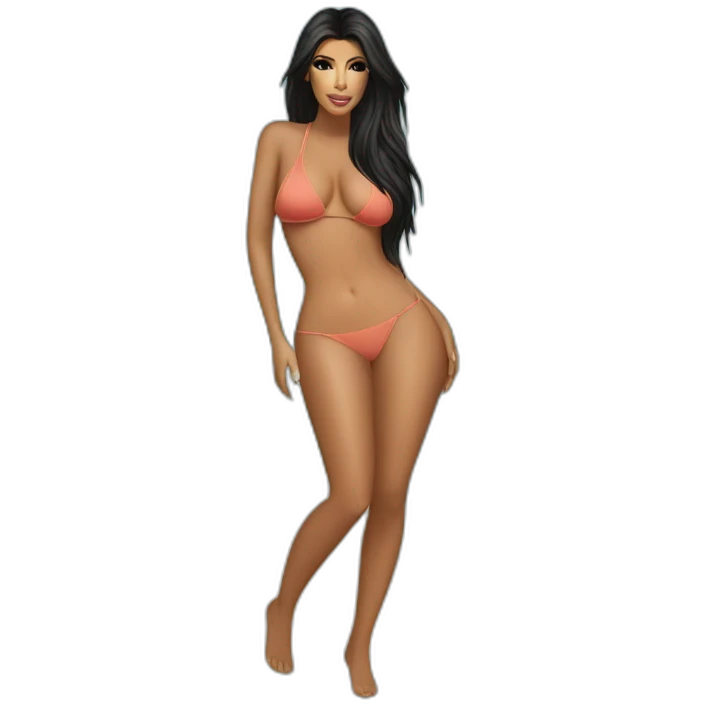 Kardashian beach bum emoji