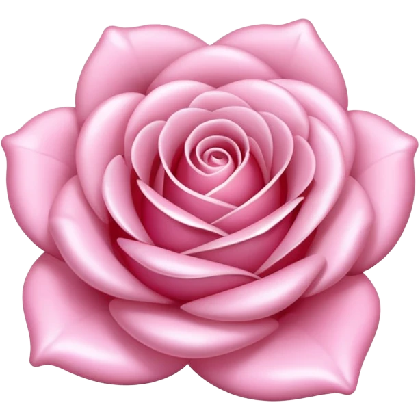 elegant soft pink shiny minimal perle rose emoji