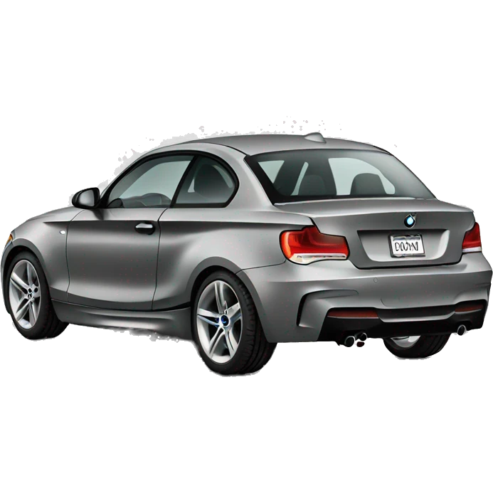 BMW 135i gray  emoji