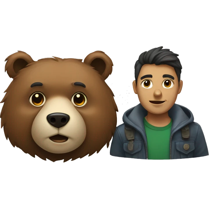 Bear and viski emoji