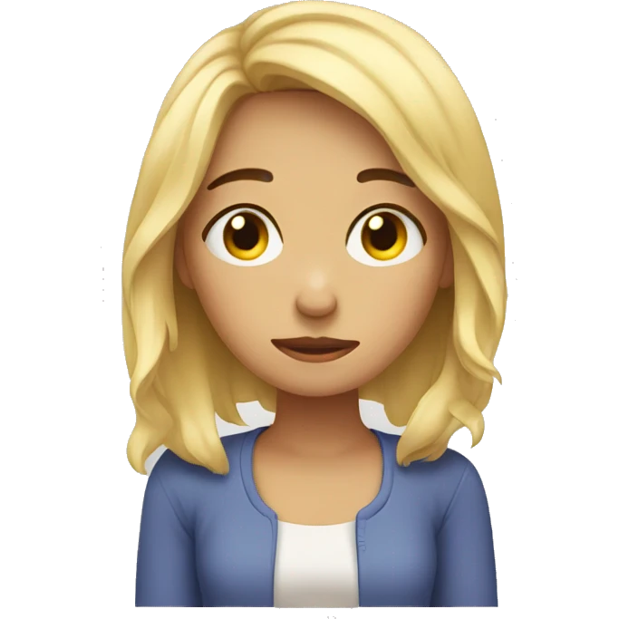 tired girl emoji