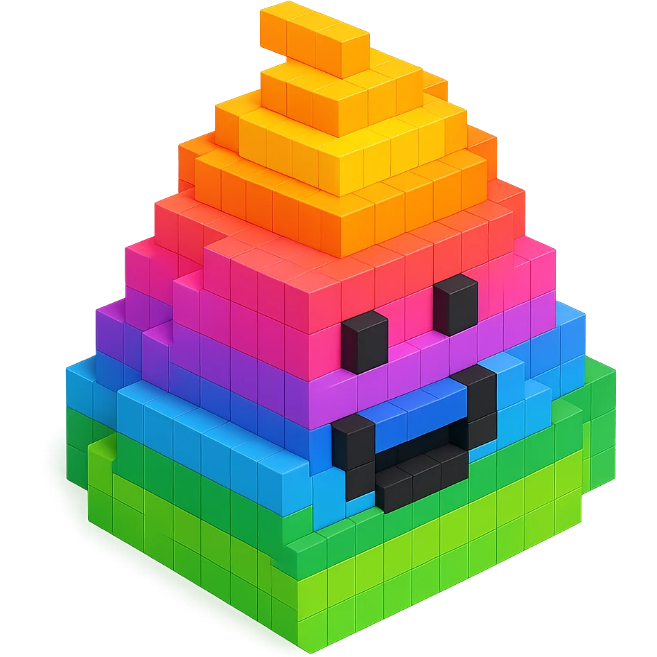 Poo rainbow  emoji