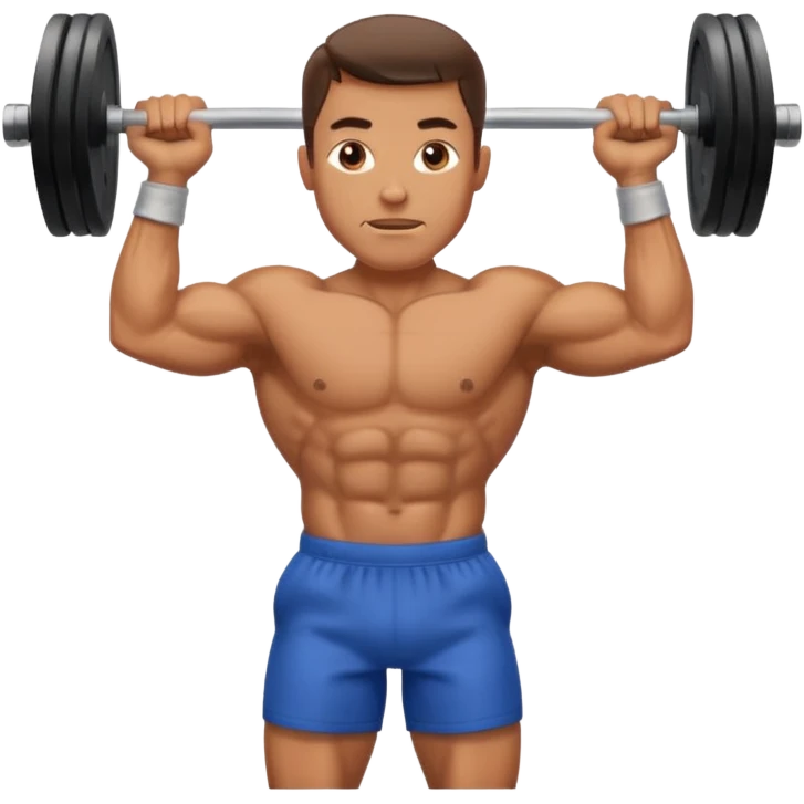 man lifting weights

 emoji