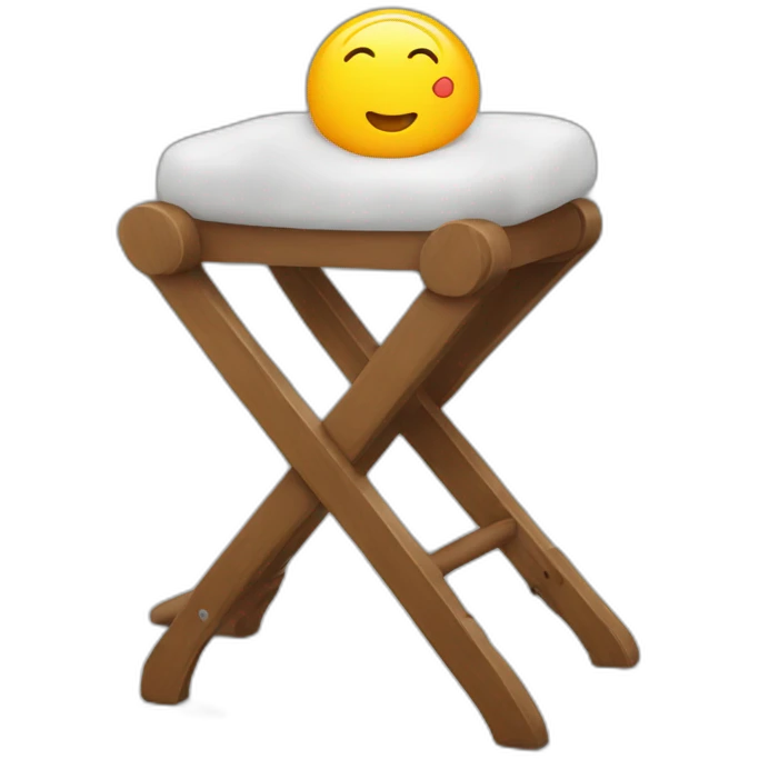 Stools in bed emoji