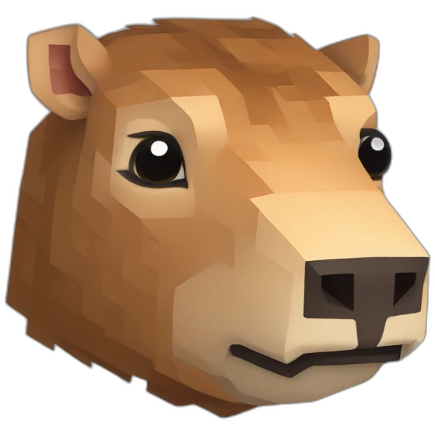 Minecraft capybara emoji