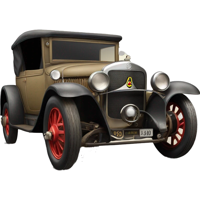  1930 hot rod WW1 Mercedes German General’s Staff Car emoji