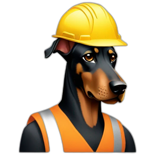 builder-doberman emoji