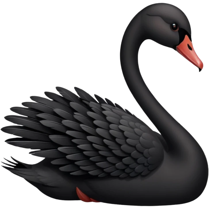 Black swan emoji