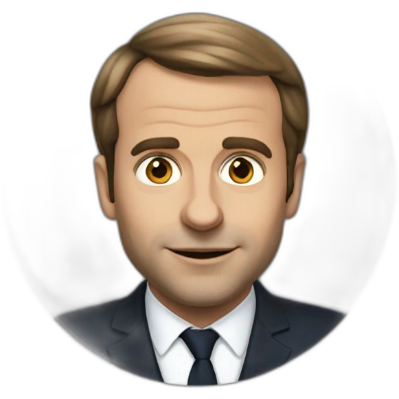 emanuel macron crote emoji