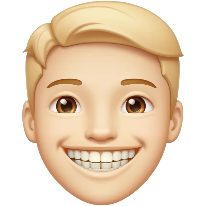 a smiling face with braces emoji