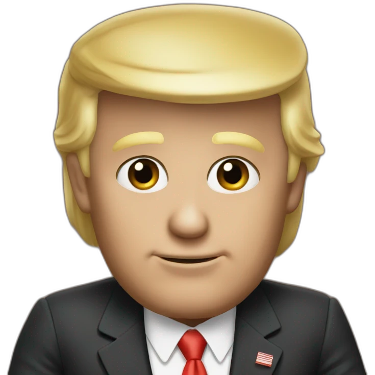 donald trump very attractive emoji