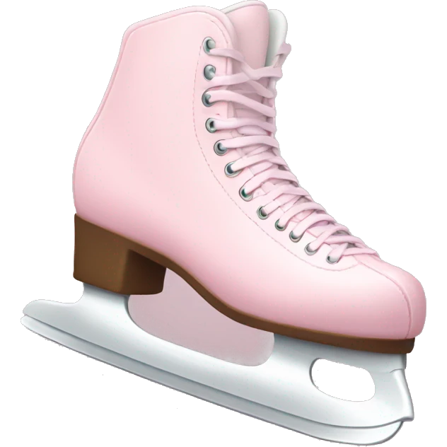 pastel pink ice skates emoji