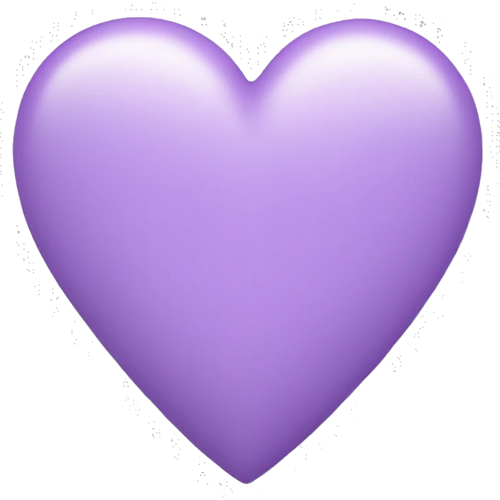 light purple heart  emoji