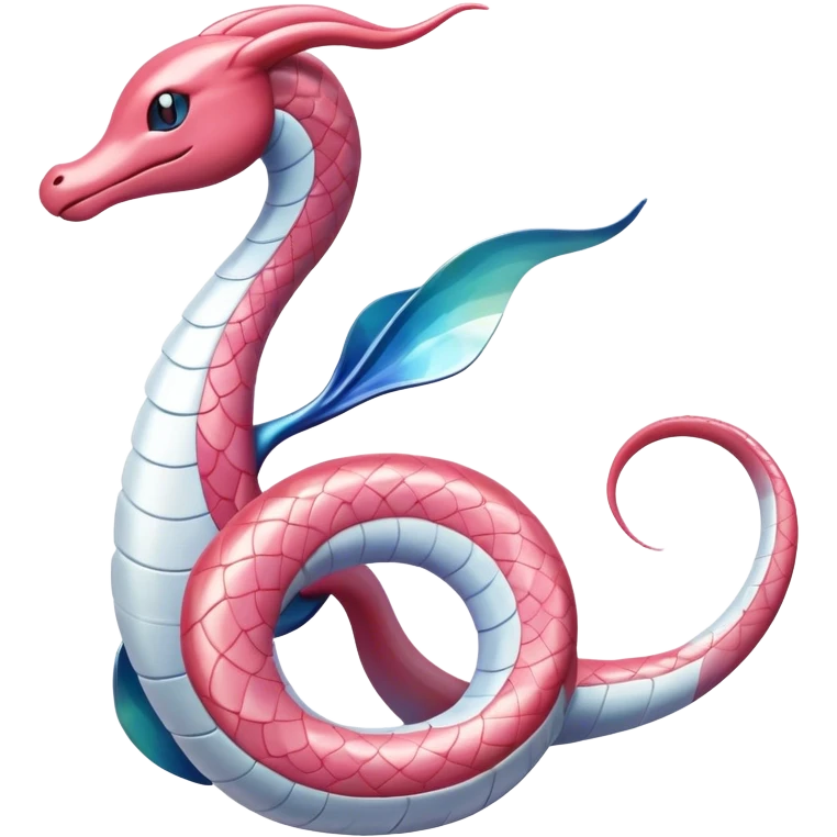 Milotic-Dragonair-Dratini-hybrid, full body emoji