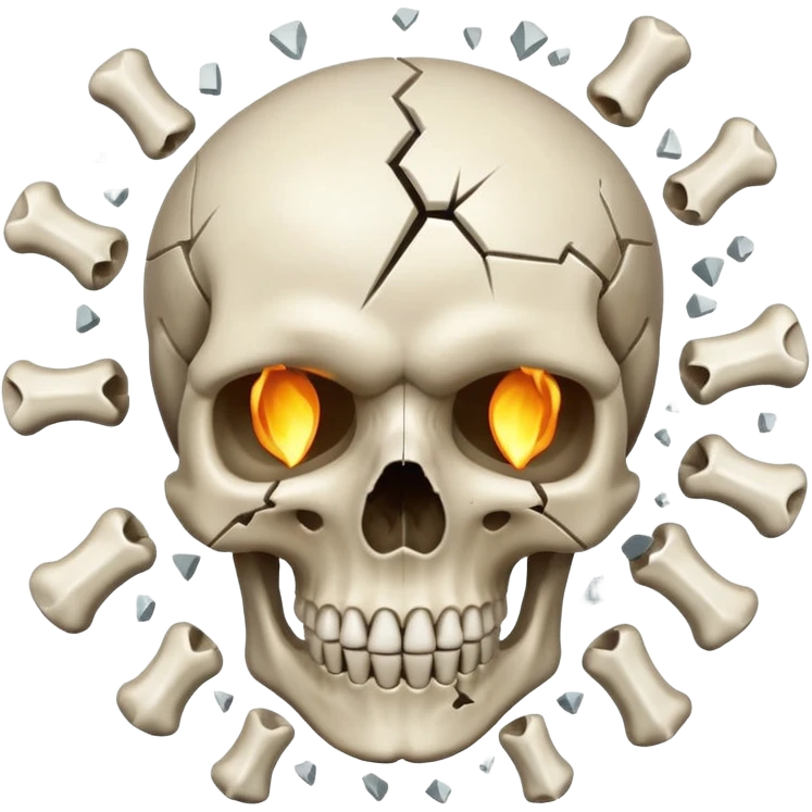 Skull blast💀🤯 emoji