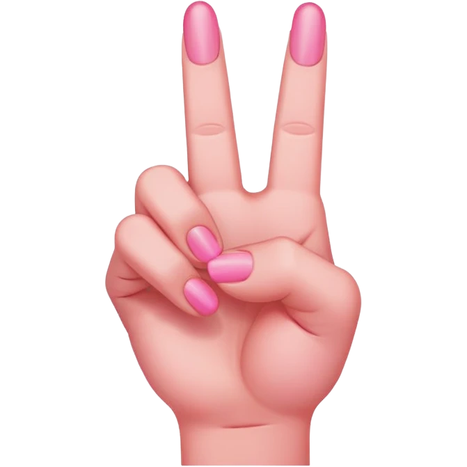 pink middle finger emoji