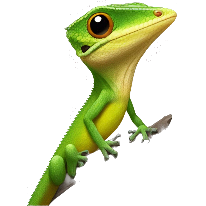 Puerto Rican Crested Anole  emoji