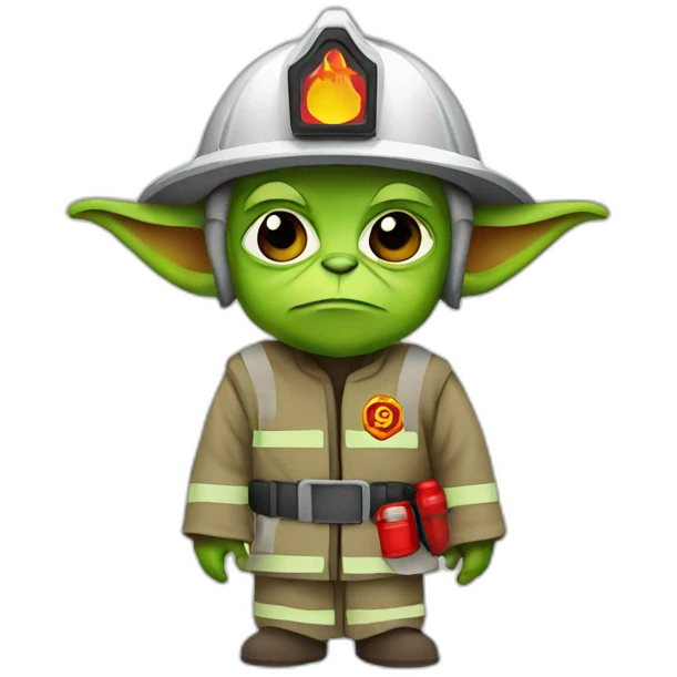 yoda-firefighter-colorful emoji